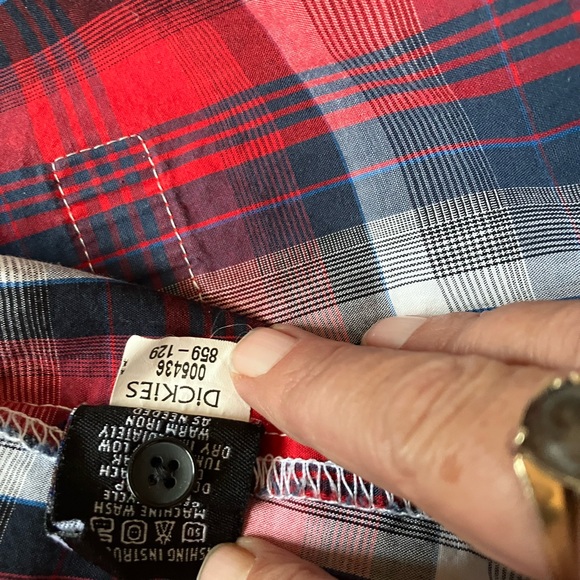 Dickies Plaid Short Sleeve Shirt - Picture 6 of 6